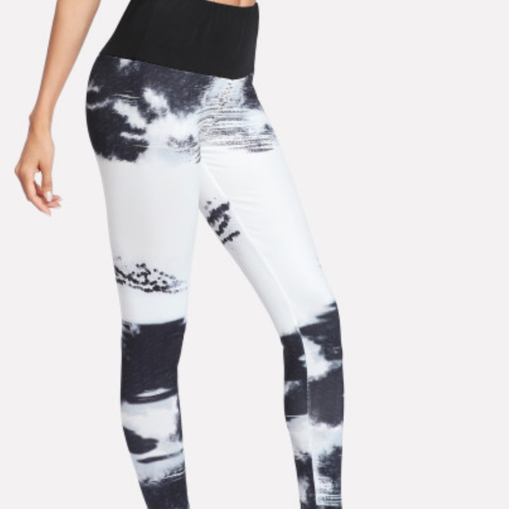 Marble print leggings - Medium